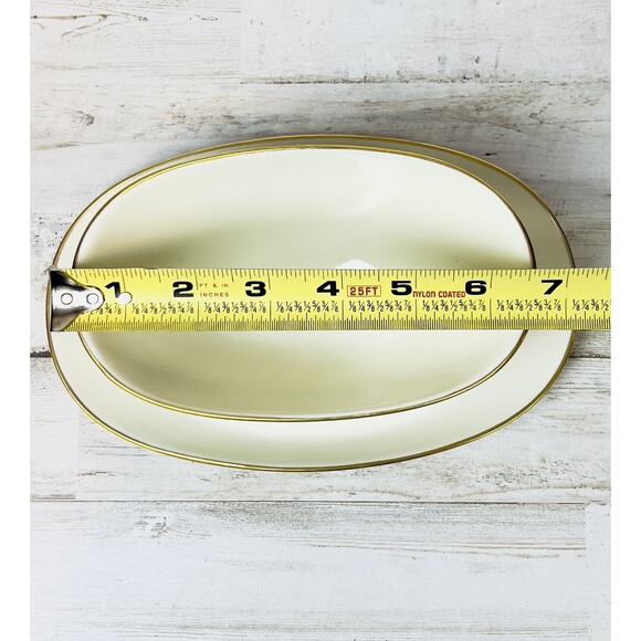 Rosenthal Parisian Spring Gravy Boat With Attached Underplate Gold Trim - Picture 6 of 7